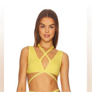 Solid & striped The Kai top in lemonade
